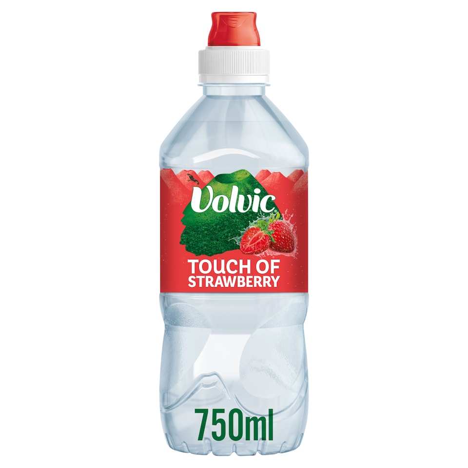 image 1 of Volvic Touch of Fruit Strawberry Still Flavoured Water 750ml