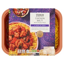 Tesco Chicken Balti With Pilau Rice 400g