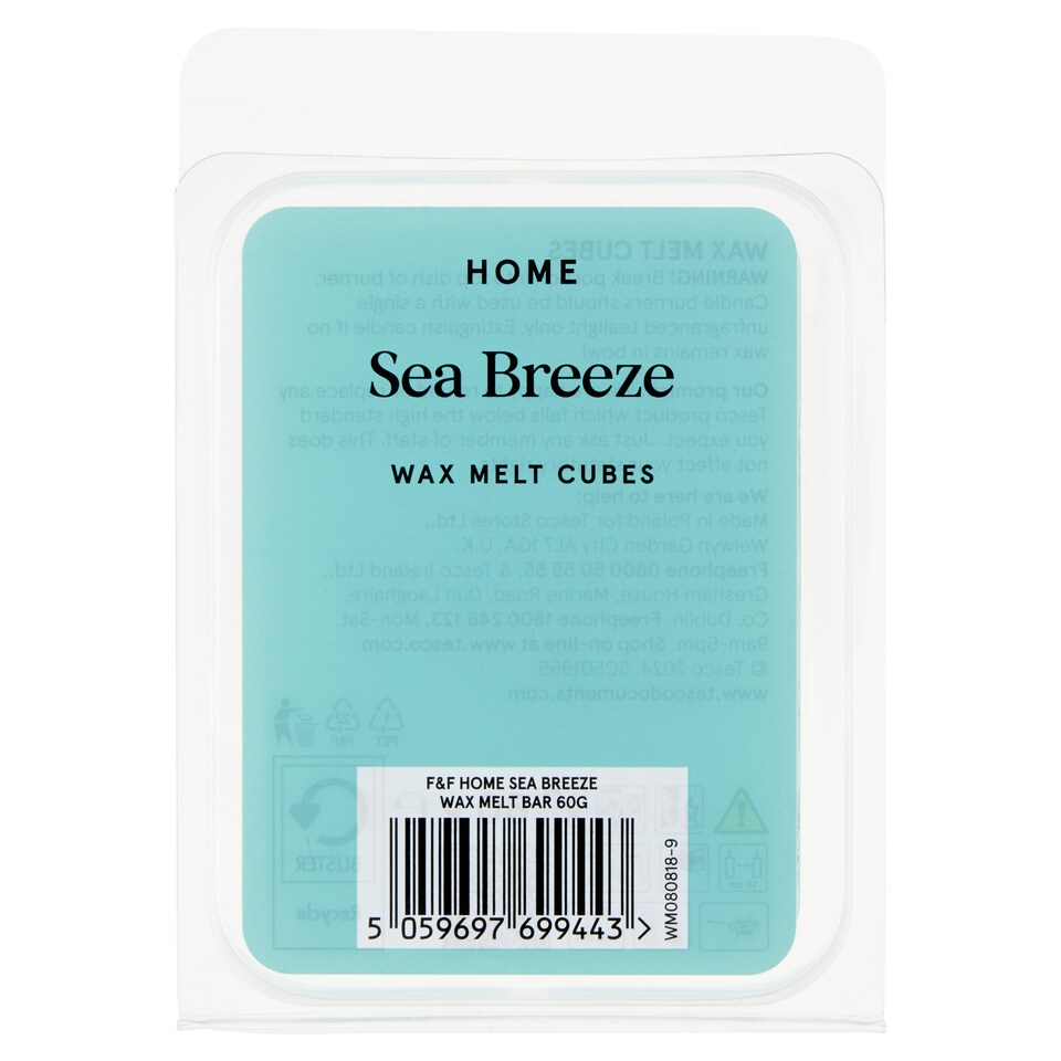 image 1 of F&F Home Sea Breeze Wax Melt Cubes 60g