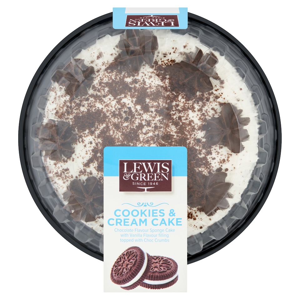 Lewis & Green Cookies & Cream Cake 800g