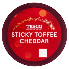 Tesco Sticky Toffee Cheddar Truckle 100G