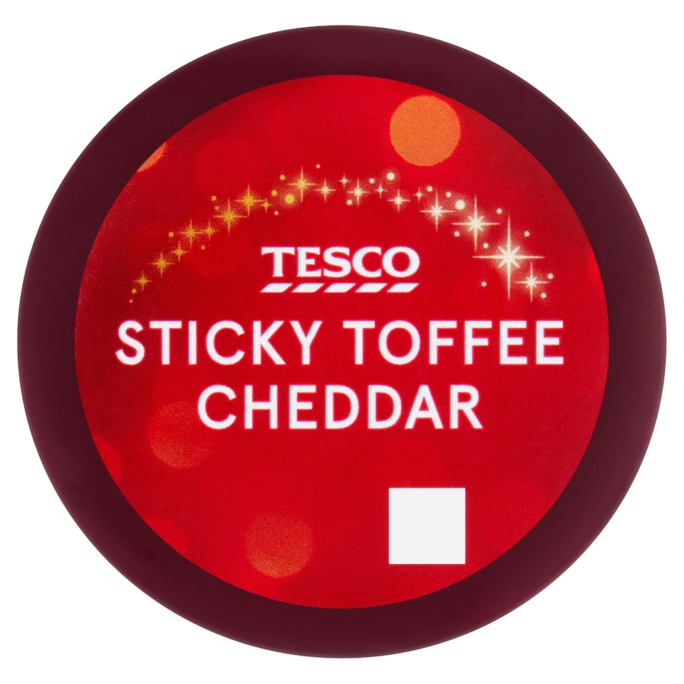 Tesco Sticky Toffee Cheddar Truckle 100G