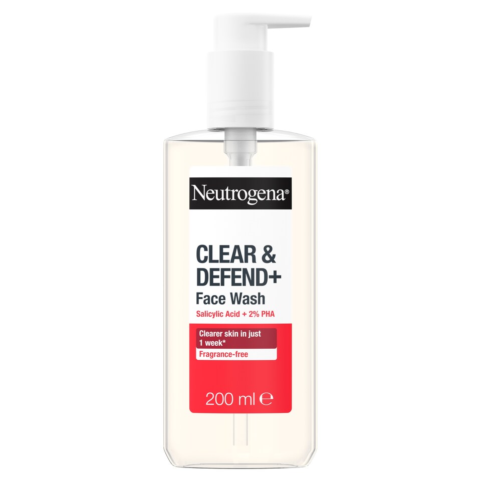 image 1 of Neutrogena Clear & Defend Facial Wash 200Ml
