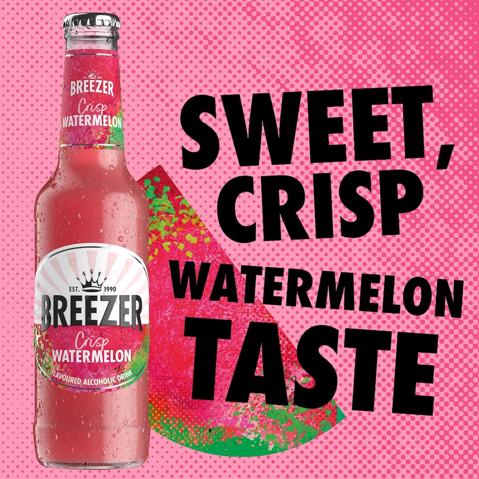 image 1 of Breezer Crisp Watermelon 275ml