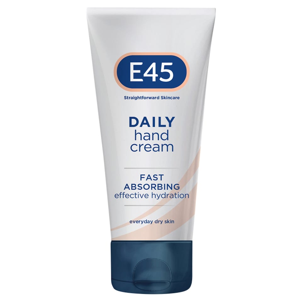 image 1 of E45 Daily Moisturiser Hand Cream for Dry Hands 50g