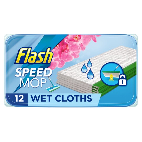 Flash Speed Mop Refill Pads 12 Pads Tesco Groceries