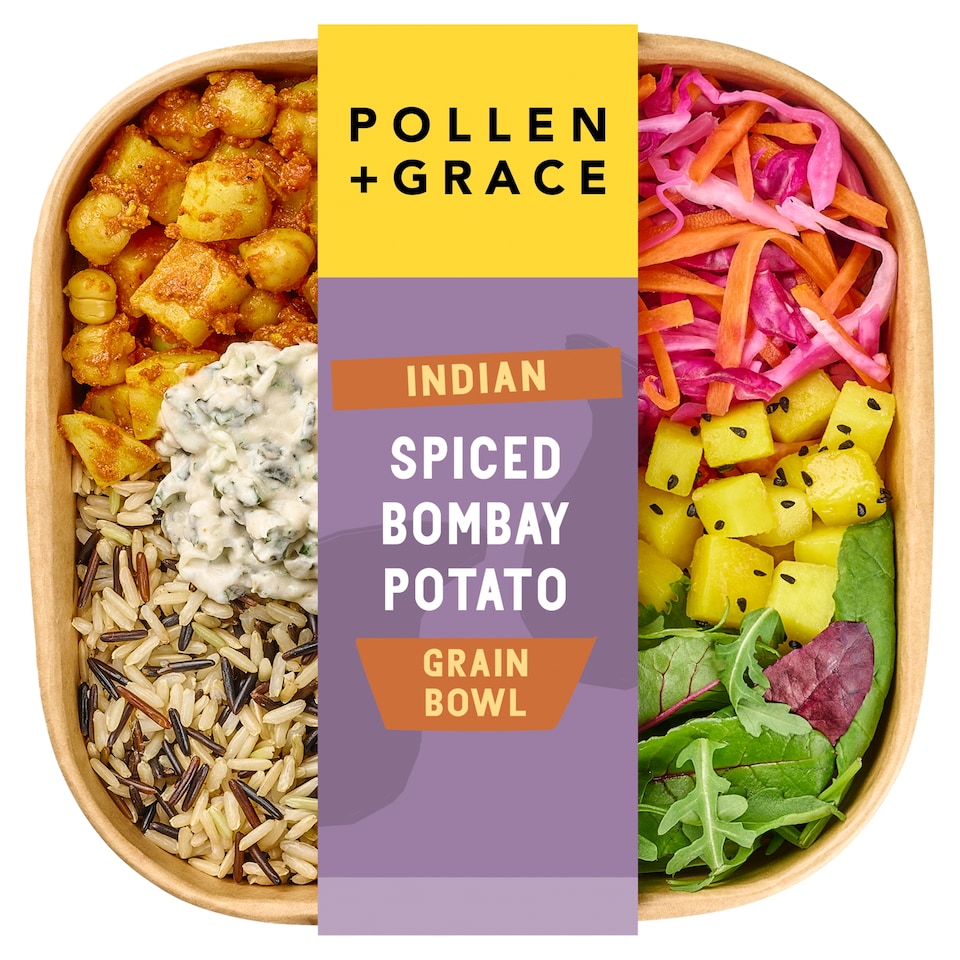image 1 of Pollen + Grace Indian Spiced Bombay Potato Grain Bowl (275g)