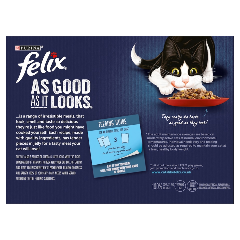 image 1 of Felix As Good As It Looks Cat Food Meat 12 X 100G