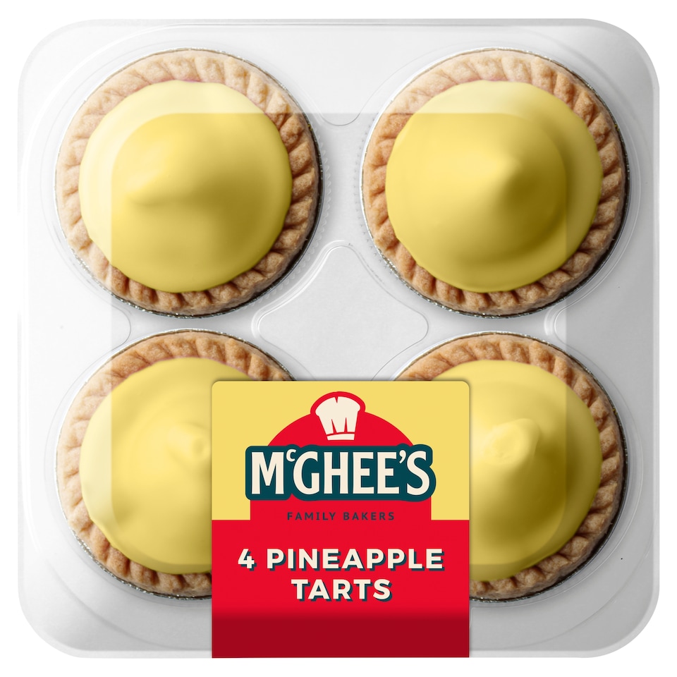 McGhee's Pineapple Tarts 4 Pack