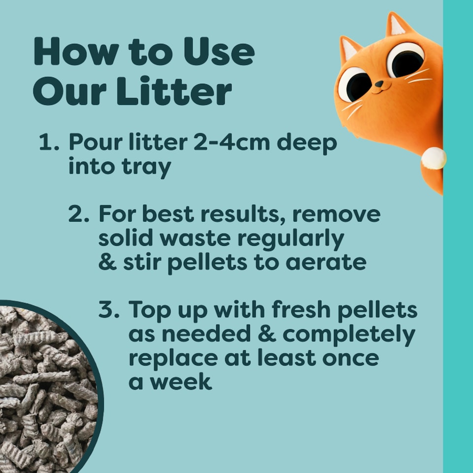 image 1 of Breeder's Choice Recycled Paper Cat Litter 20L