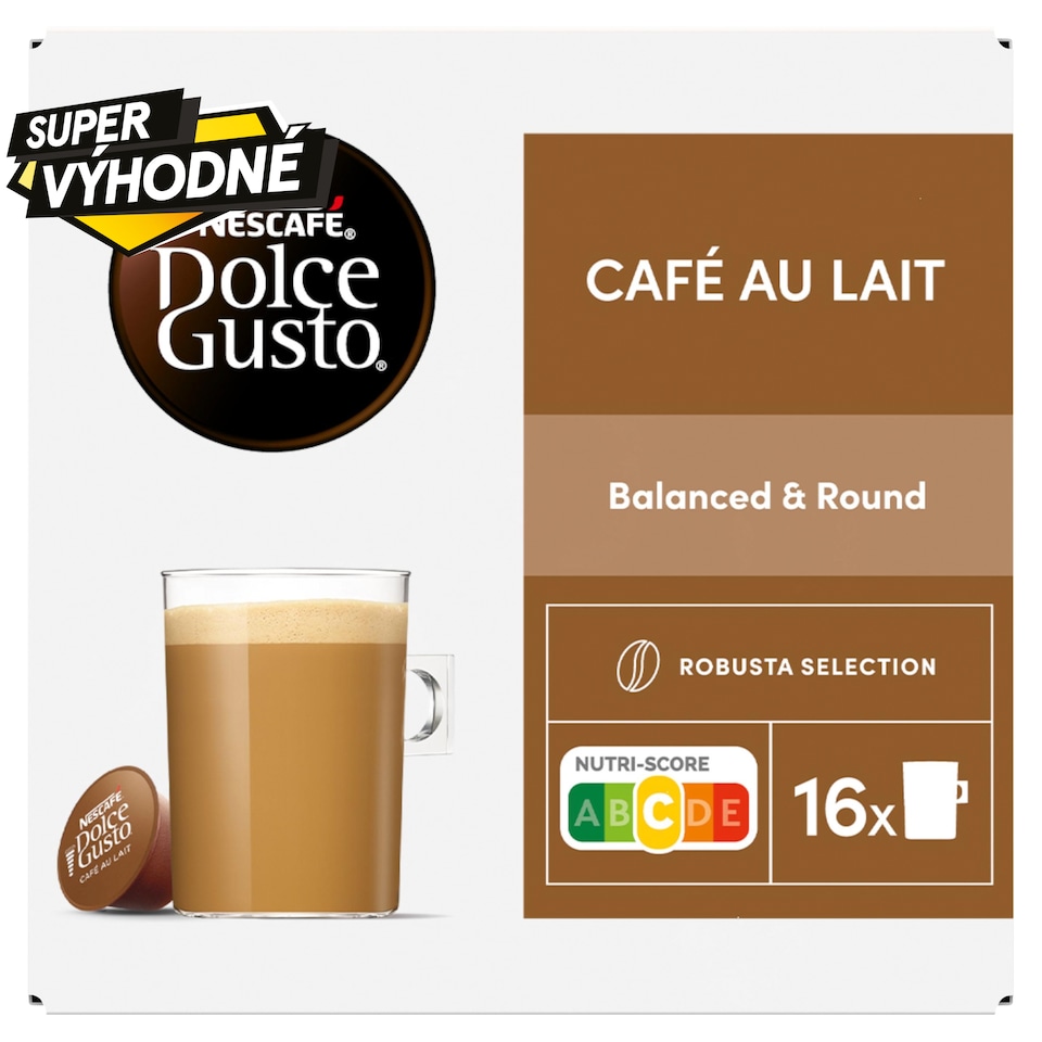 image 1 of NESCAFÉ Dolce Gusto Café au Lait Coffee Capsules 16 pcs