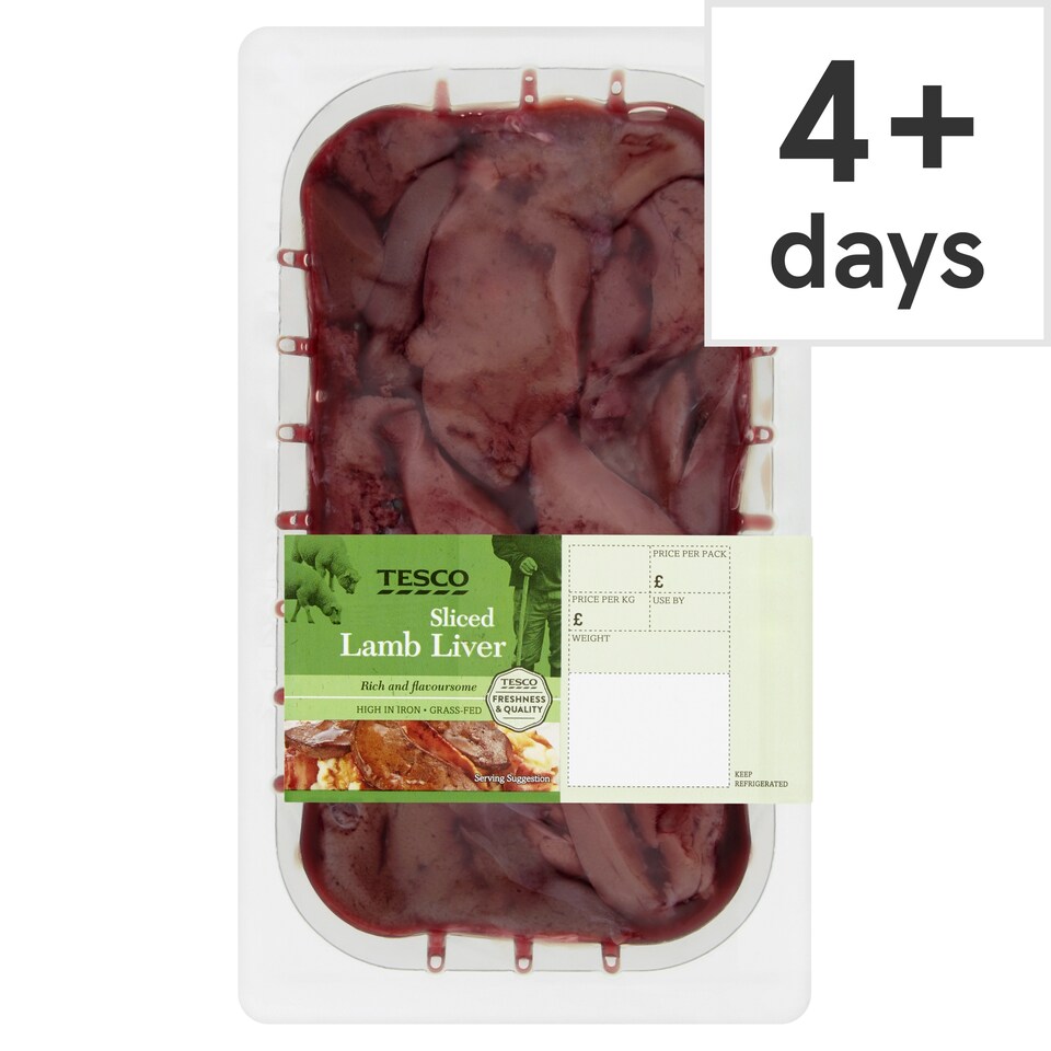 image 1 of Tesco Lamb Sliced Liver