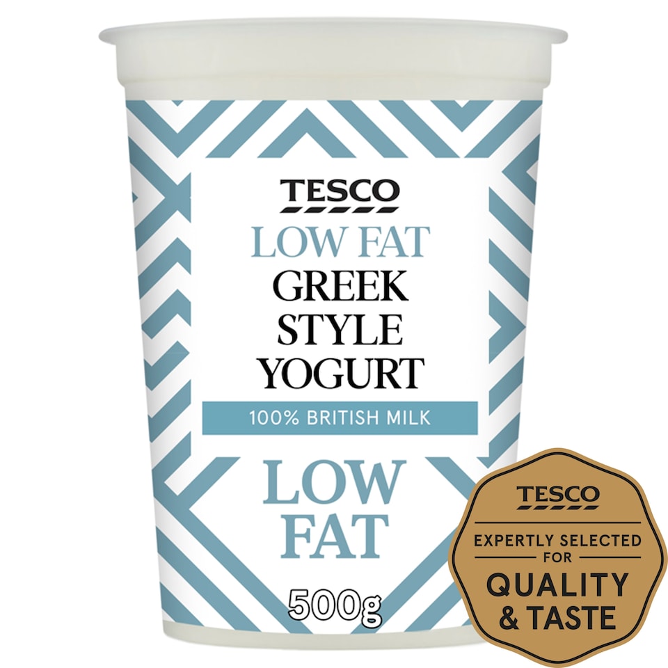 Tesco Low Fat Greek Style Yogurt 500G