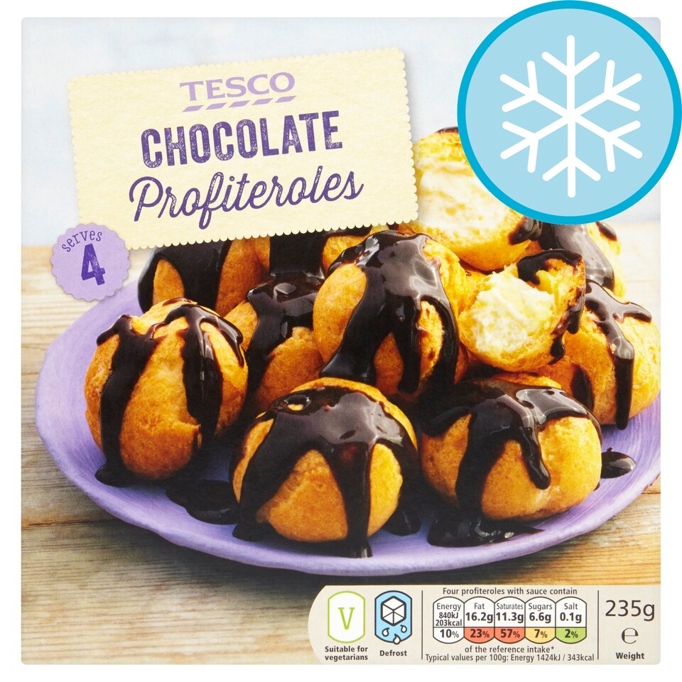 Tesco Profiteroles 235G
