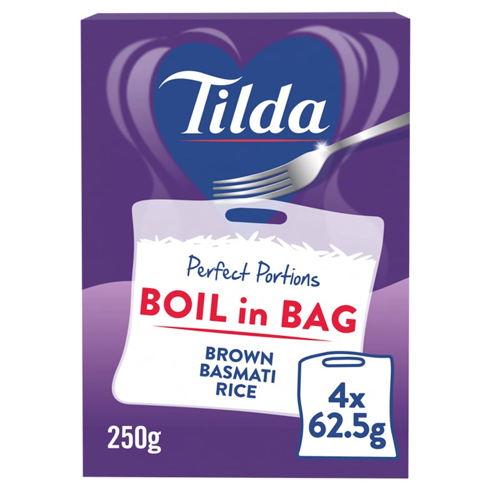 image 1 of Tilda Wholegrain Basmati Rice 2X125g