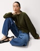image 4 of F&F Knitted Button Up Cardigan in Olive
