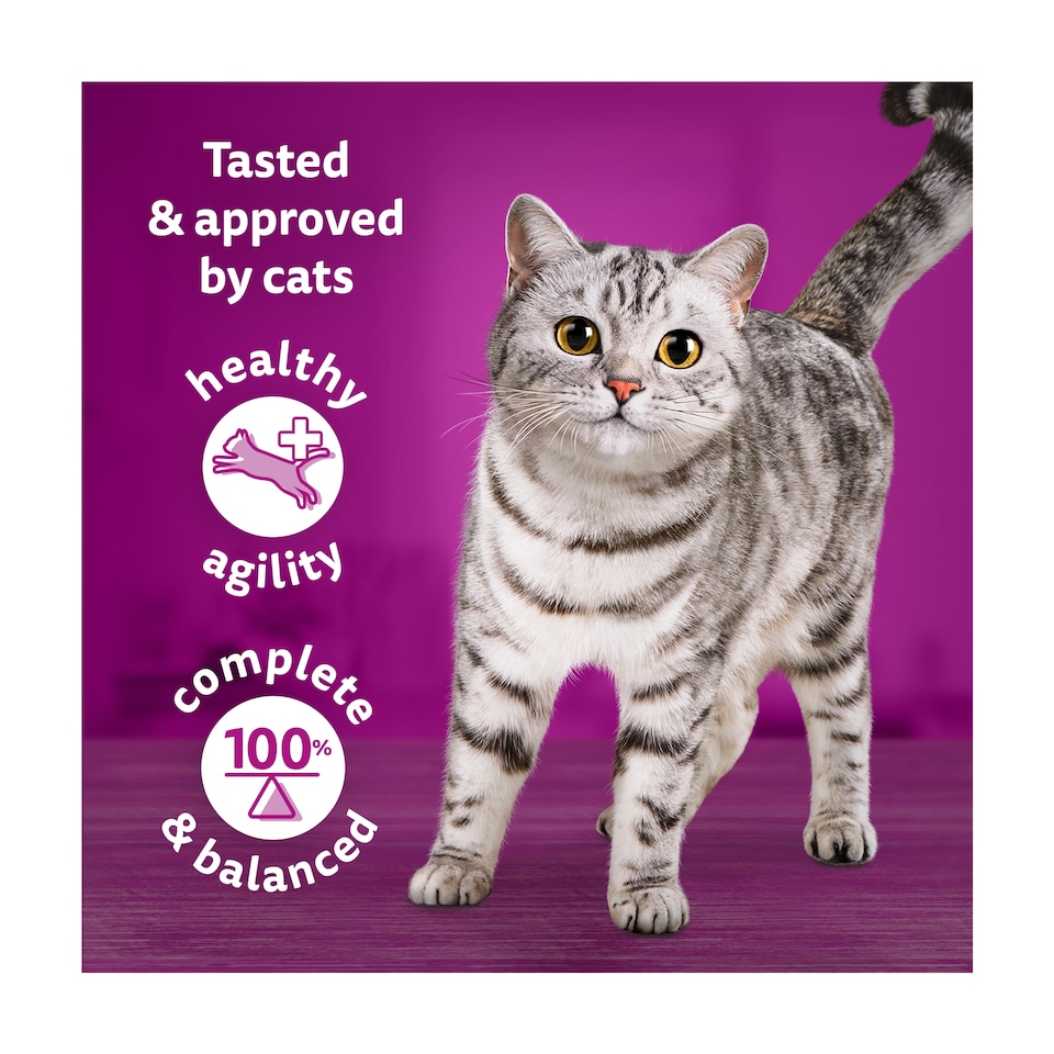image 1 of Whiskas Tasty Mix Chef's Choice Cat Food Pouches Gravy 40x85g