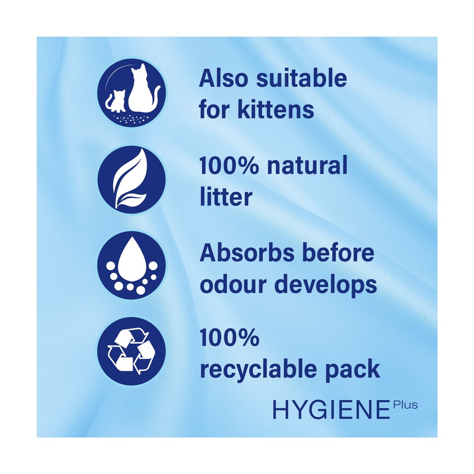 image 1 of Catsan Hygiene Non-Clumping Cat Litter 10L