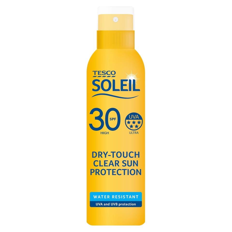image 1 of Tesco Soleil Dry Touch Sun Protection Mist Spf30 200Ml