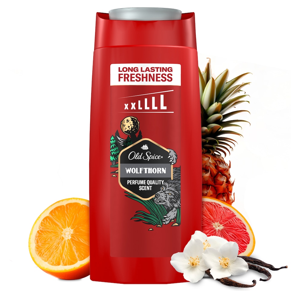 Old Spice Wolfthorn Men’s 3-in-1 Wash, Shower Gel & Shampoo 675ml