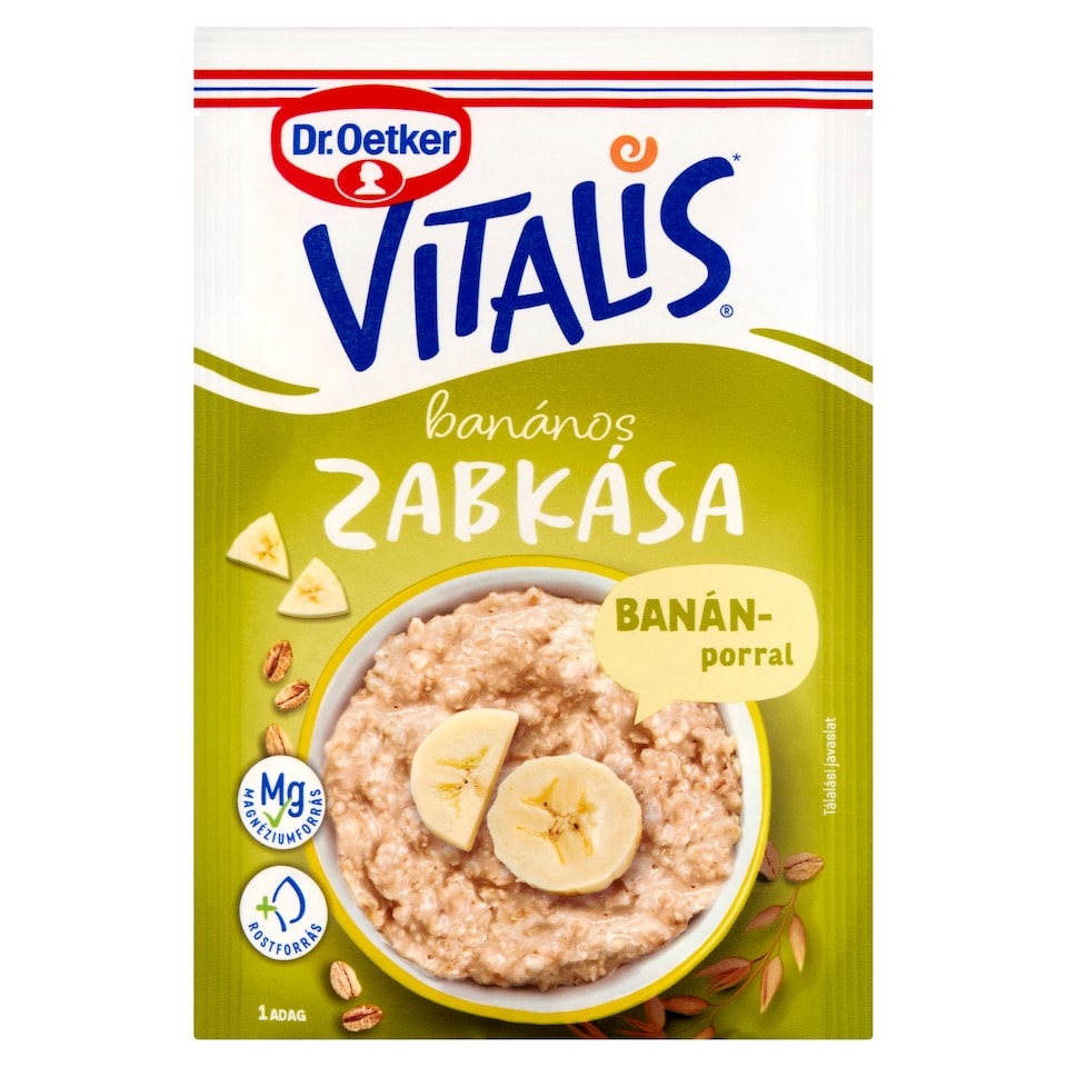 Dr. Oetker Vitalis Banana Porridge Base Powder with Banana Powder 55 g