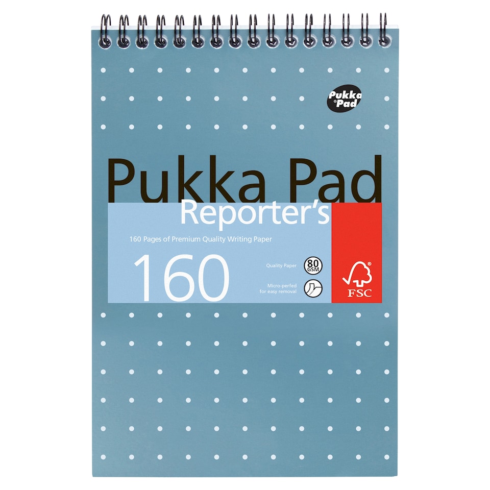 Pukka Reporters Notebook 160 Pages