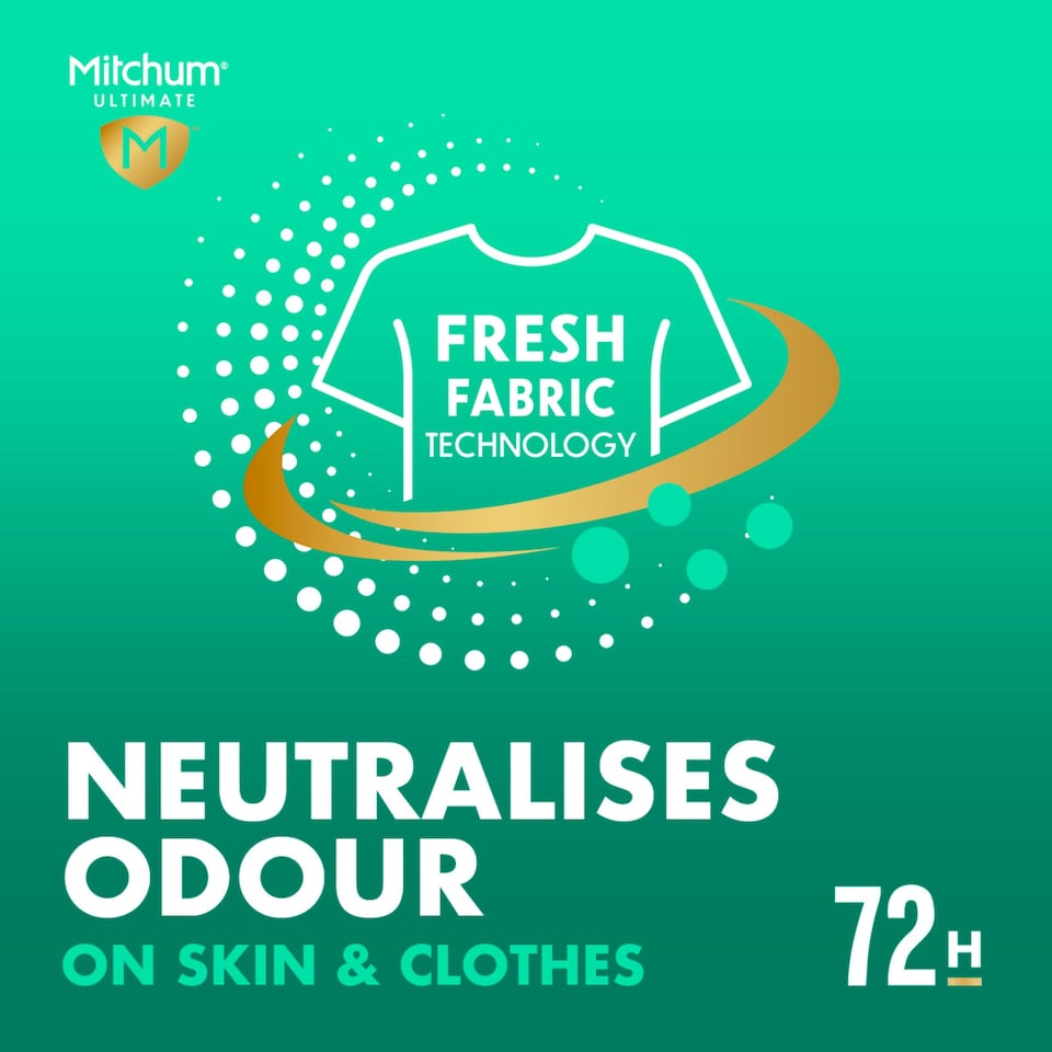 image 1 of Mitchum Ultimate 72H Cotton Burst Anti Perspirant & Deodorant 250ml
