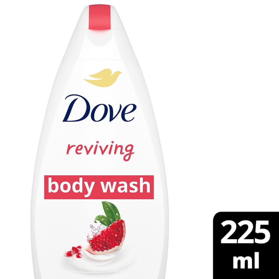 image 1 of Dove Reviving Pomegranate & Hibiscus Body Wash Shower Gel 225ml
