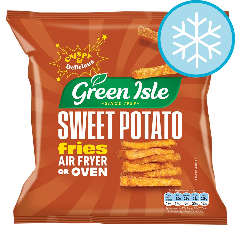 Green Isle Sweet Potato Fries 450G