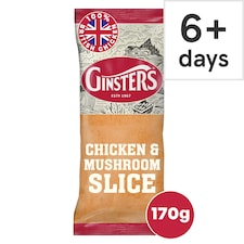 Ginsters Chicken & Mushroom Slice 170G