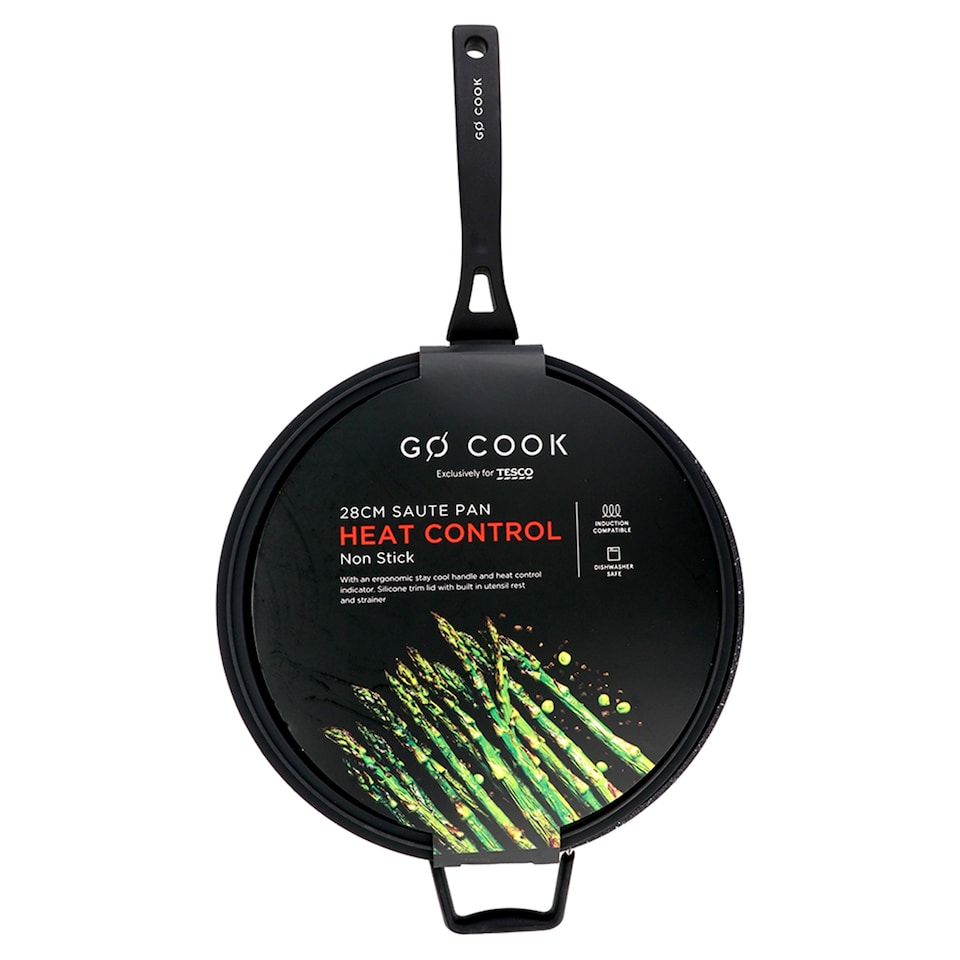 image 1 of Go Cook Heat Control Saute Pan 28cm