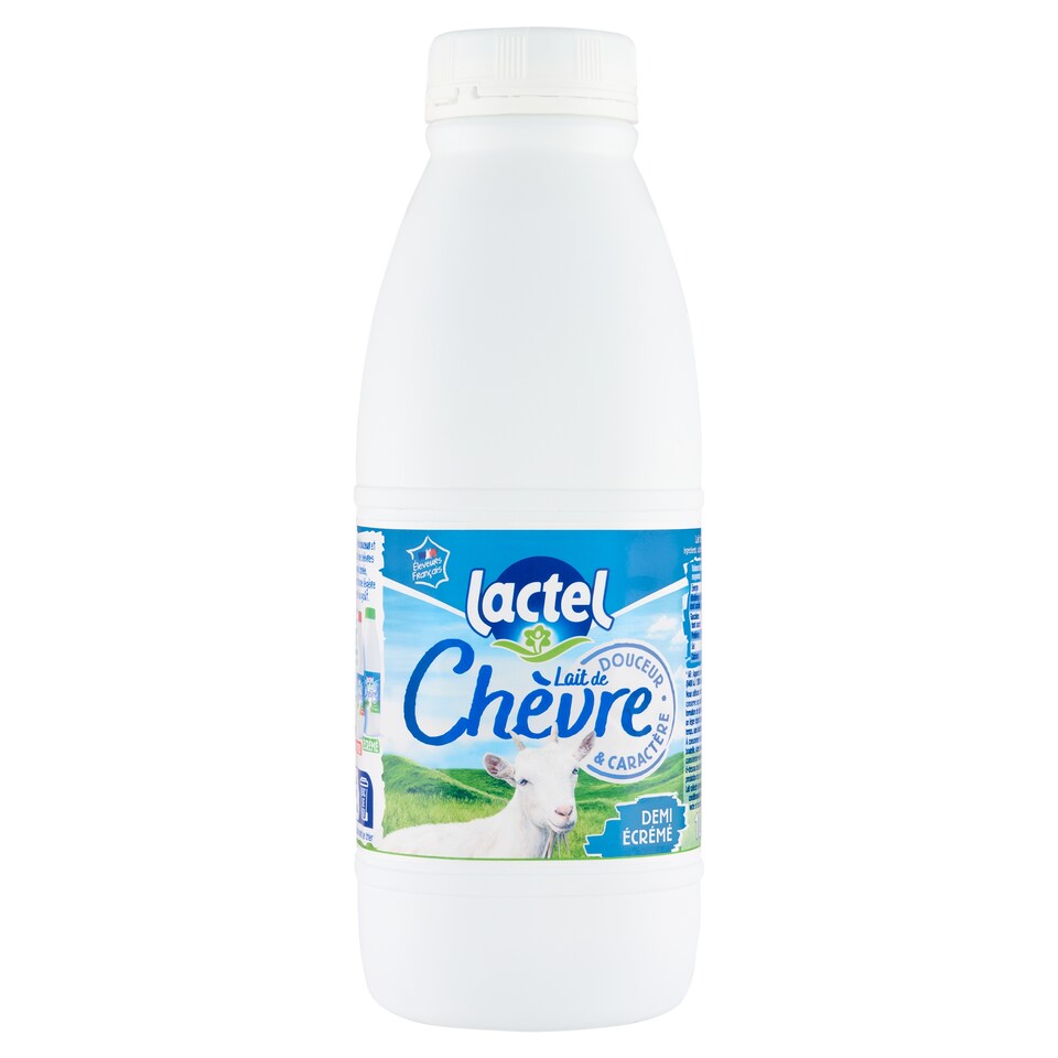 image 1 of Lactel Long-Life Semi-Skimmed Goat Milk 1 L
