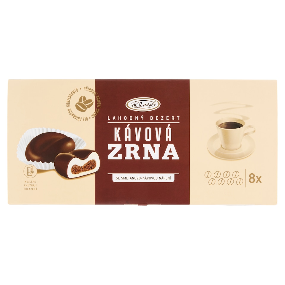Klasa Coffee Beans with Cream-Coffee Filling 8 pcs 160g