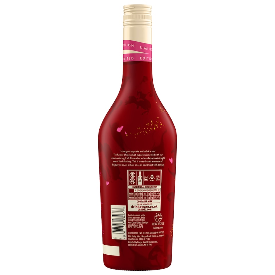 image 1 of Baileys Red Velvet Cupcake 700Ml