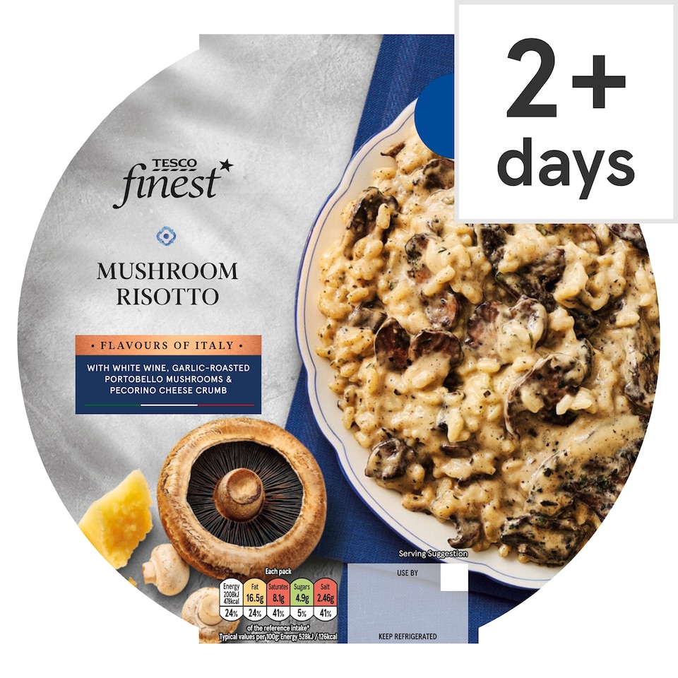 image 1 of Tesco Finest Mushroom Risotto 380g