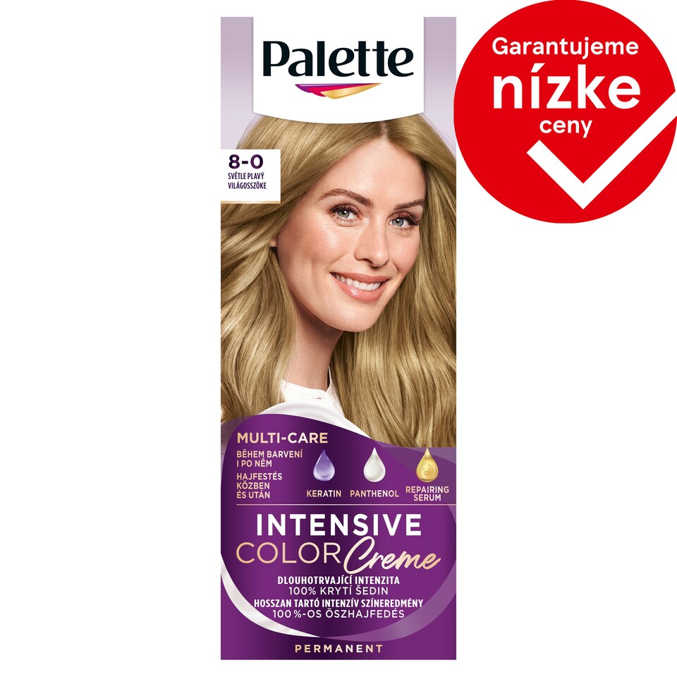 obrázok 1 z Palette Intensive Color Creme farba na vlasy Svetloplavý 8-0