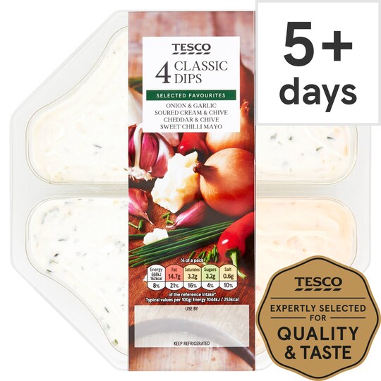 Tesco Classic Multipack Dips 516G Tesco Groceries