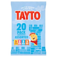 Tayto Assorted Crisps 20X25g