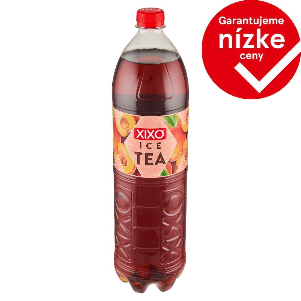 Xixo Ice Tea nesýtený nápoj s broskyňovou šťavou s broskyňovou príchuťou 1,5 l