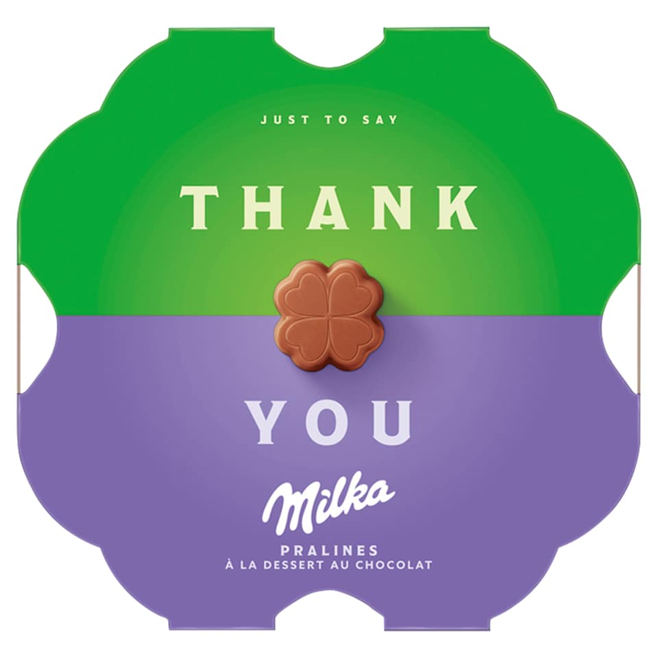 image 1 of Milka bonboniéra Thank You, kakaová náplň 44 g