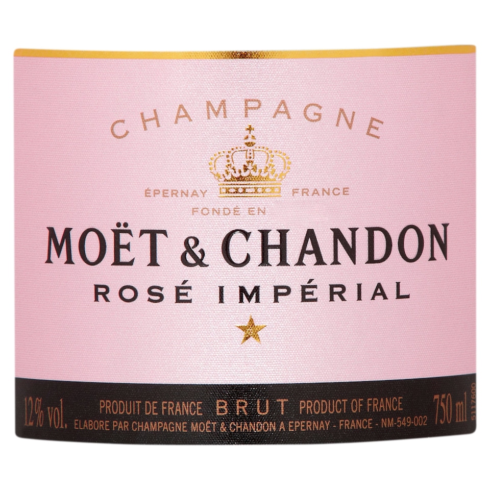 image 1 of Moet & Chandon Brut Rose Champagne 75cl