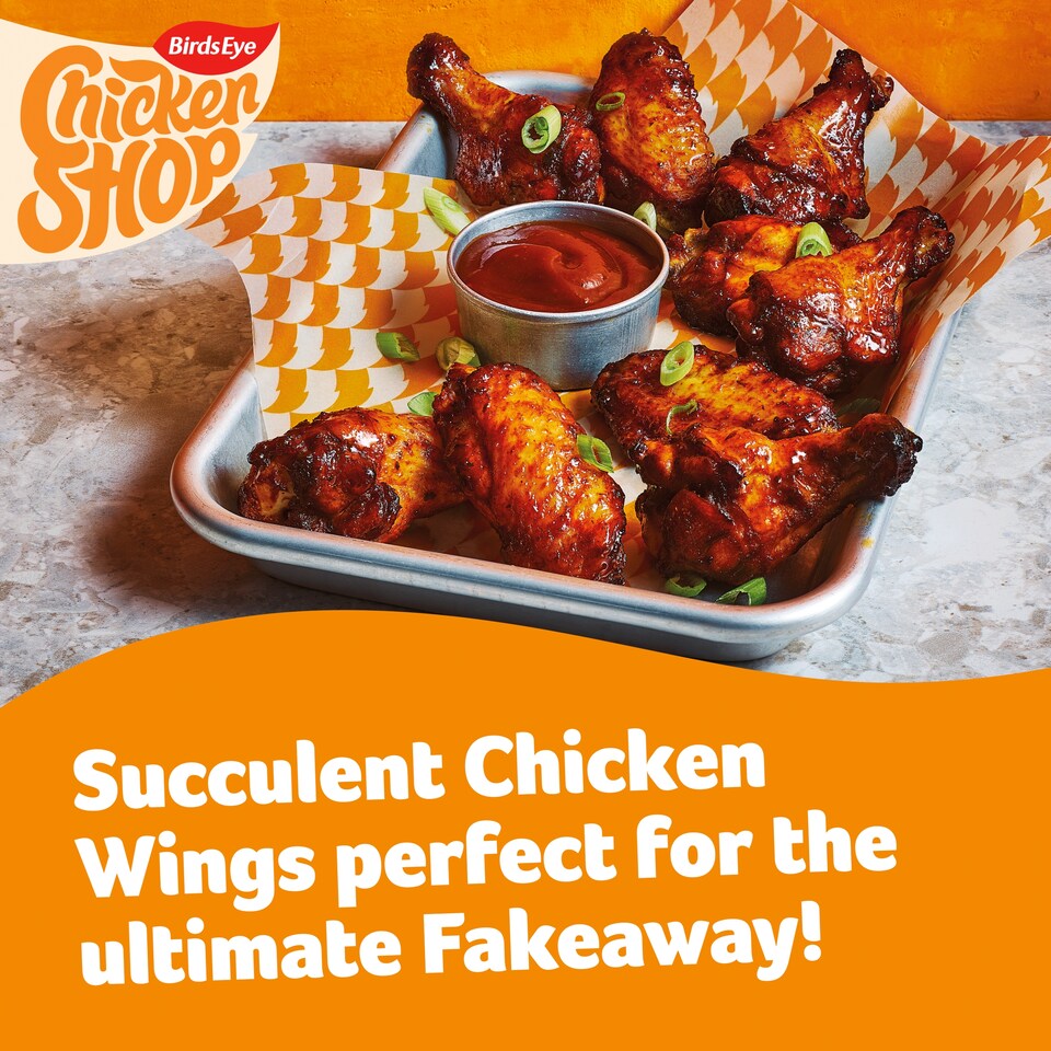 image 1 of Birds Eye Chicken Shop Chicken Wings - Hickory BBQ 375g