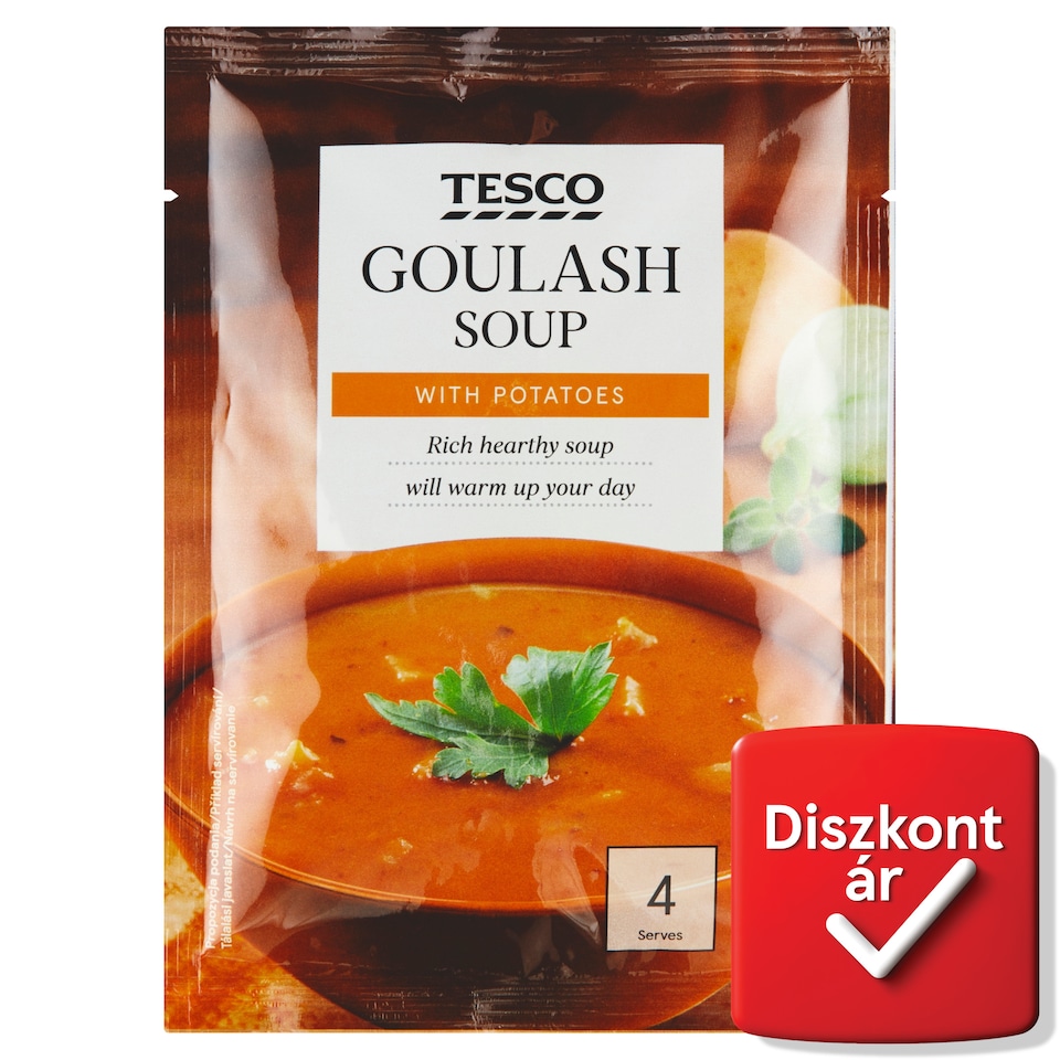 Tesco gulyásleves 83 g