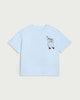 image 4 of F&F Boys Pure Cotton Choco Milk T-Shirt in Blue