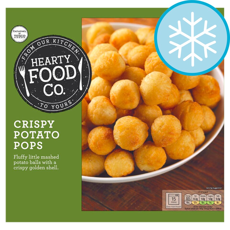 Hearty Food Co Crispy Potato Pops 500G