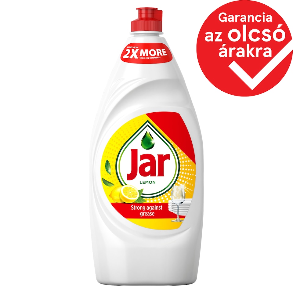 Jar Lemon Folyékony Mosogatószer. Zsíroldó Áztatás Nélkül Eltávolítja A Zsíros Szennyeződéseket900ML