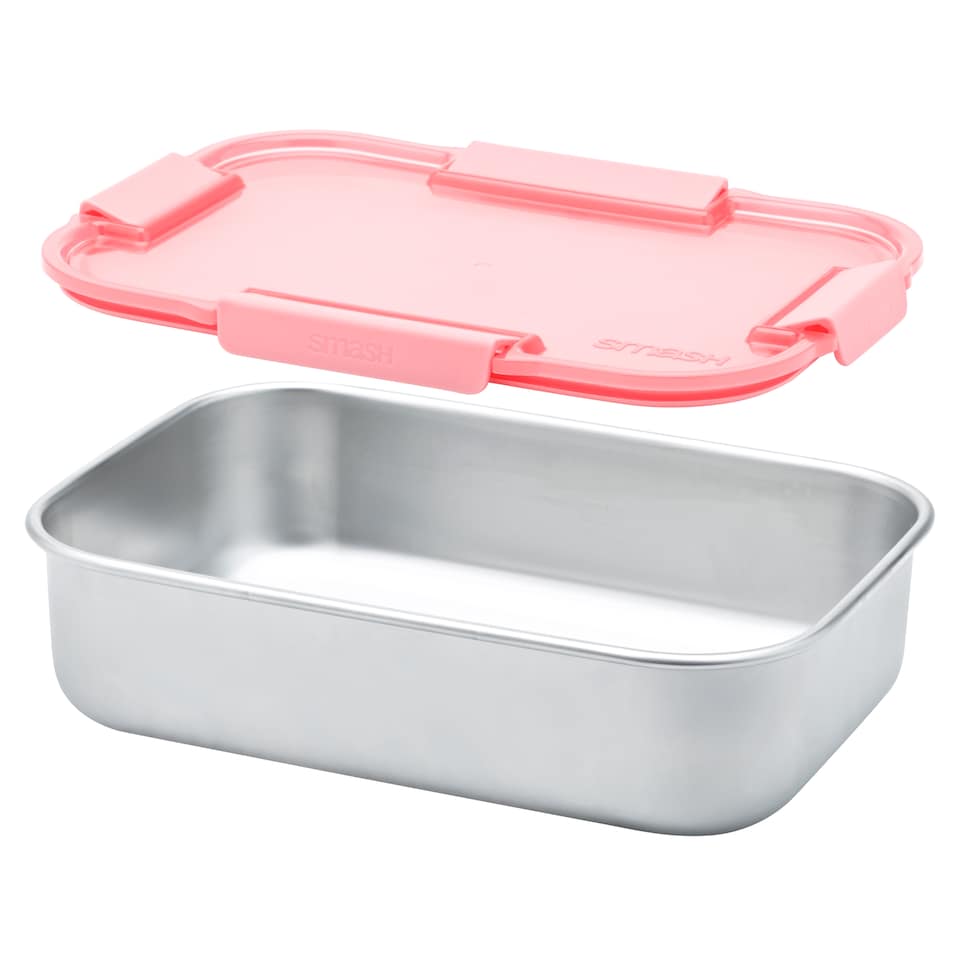 image 1 of Smash Steel Container 1.2L Pink