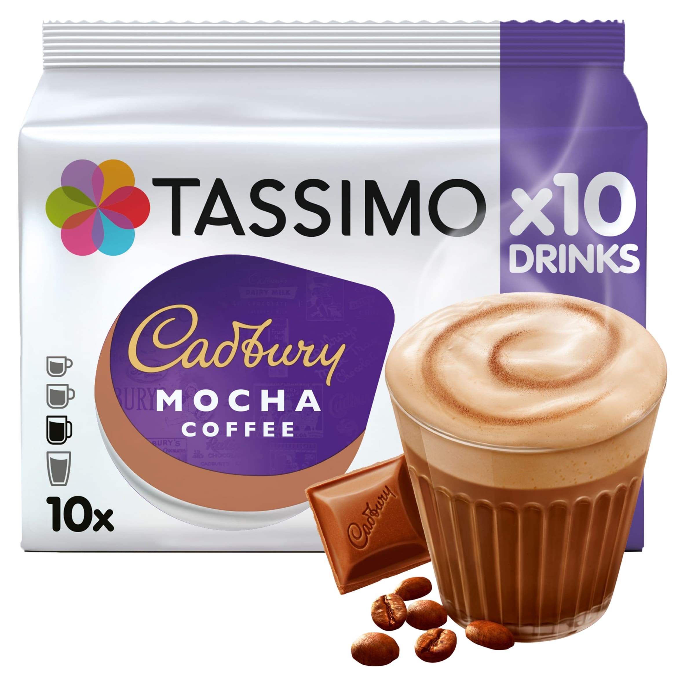 TASSIMO Cadbury Mocha Coffee 160g