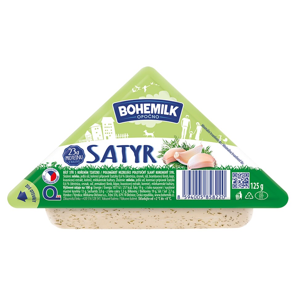 Moravia Satyr Spicy White Cheese with Tzatziki 125g
