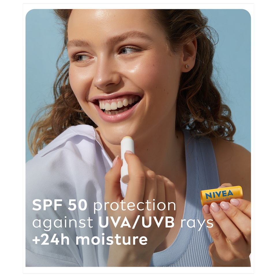 image 1 of Nivea Sun Protect Lip Balm SPF50 4.8G